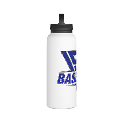 VS Baseball Stainless Steel Water Bottle, Handle Lid