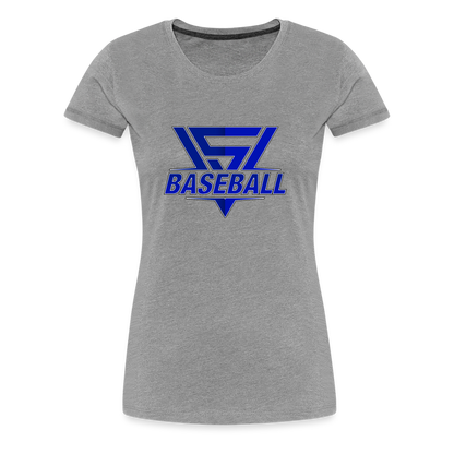 Women’s Vegas Strong Baseball Premium Tee - heather gray