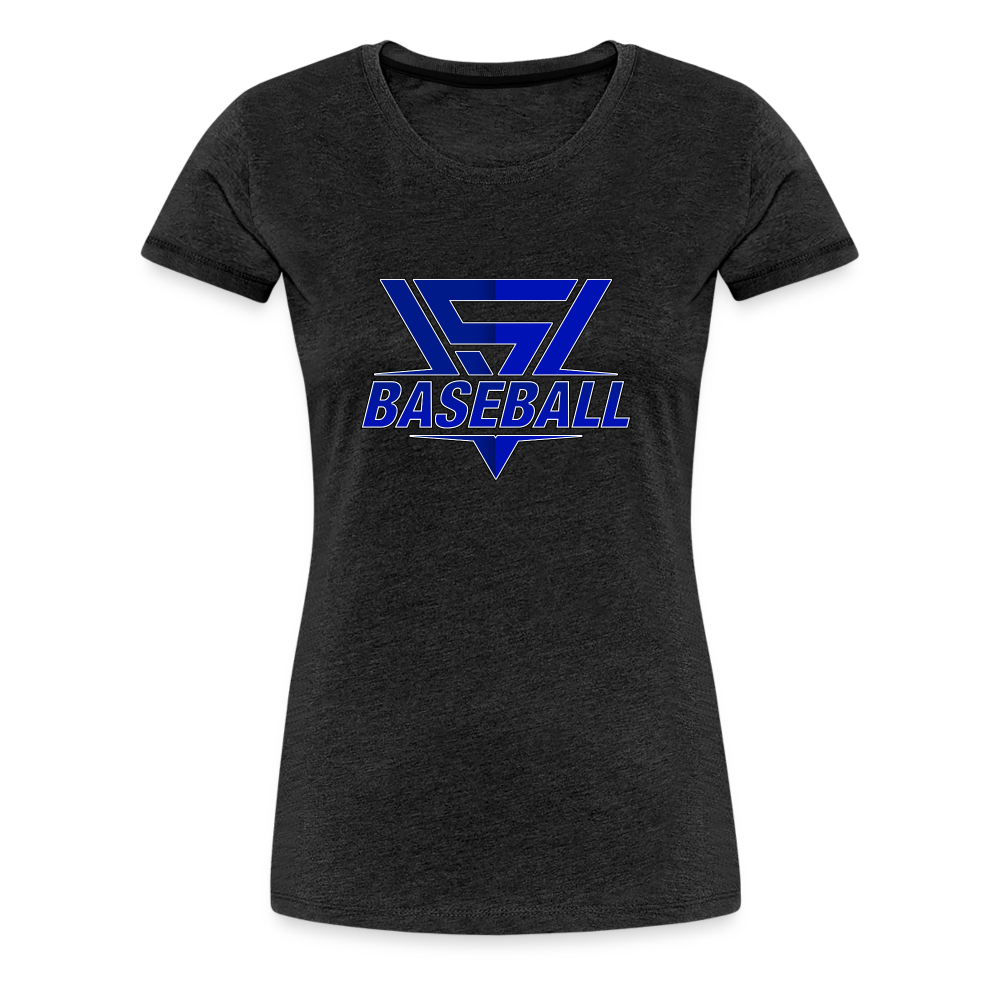 Women’s Vegas Strong Baseball Premium Tee - charcoal grey