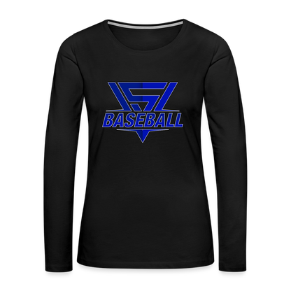 Women's Vegas Strong Baseball Premium Long Sleeve - black