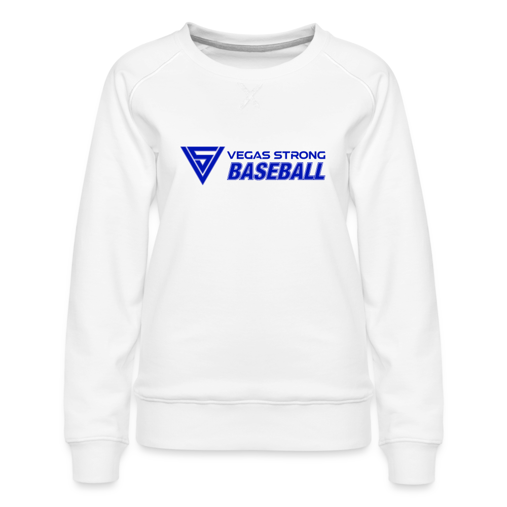 Women’s Vegas Strong BB Premium Crewneck - white