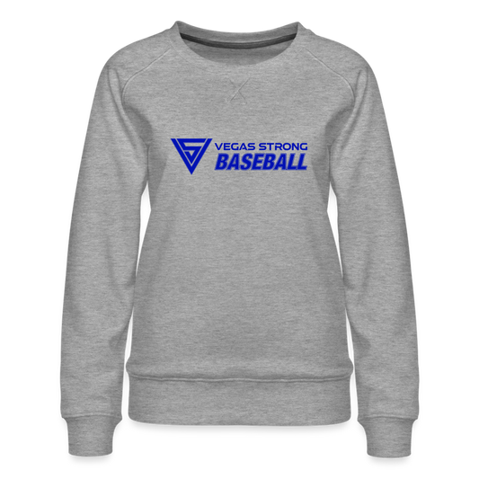 Women’s Vegas Strong BB Premium Crewneck - heather grey