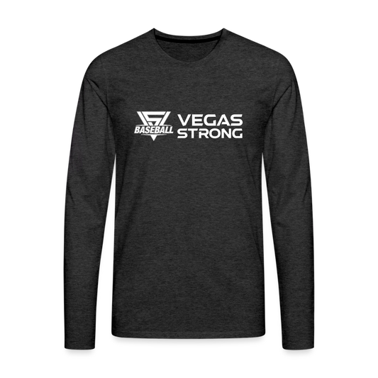 Men's VS Baseball Premium Long Sleeve - charcoal grey