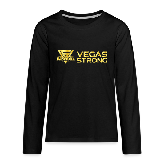 Youth VS Gold Premium Long Sleeve - black