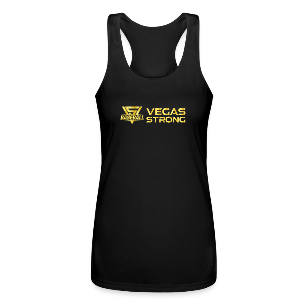 Women’s VS Gold Racerback - black