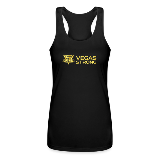 Women’s VS Gold Racerback - black