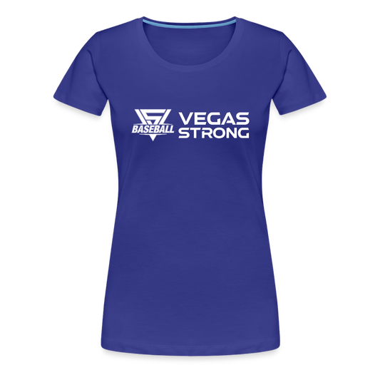 Women’s VS Baseball Premium Tee - royal blue