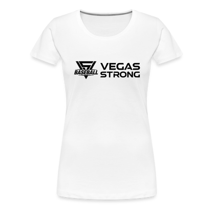 Women’s VS Black Premium Tee - white