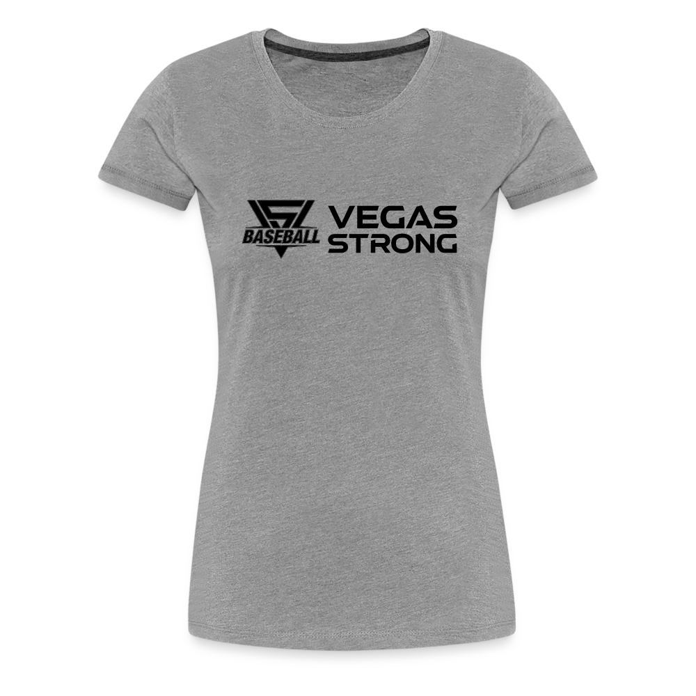 Women’s VS Black Premium Tee - heather gray