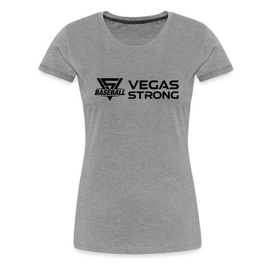 Women’s VS Black Premium Tee - heather gray