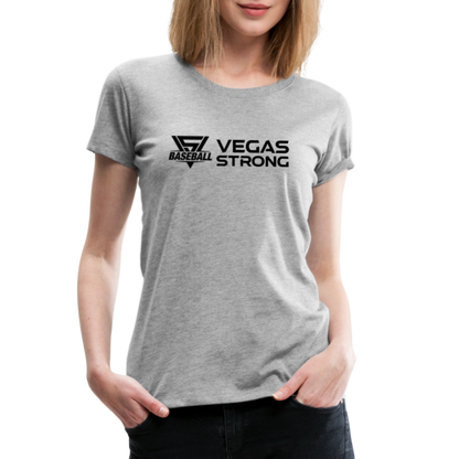 Women’s VS Black Premium Tee - heather gray