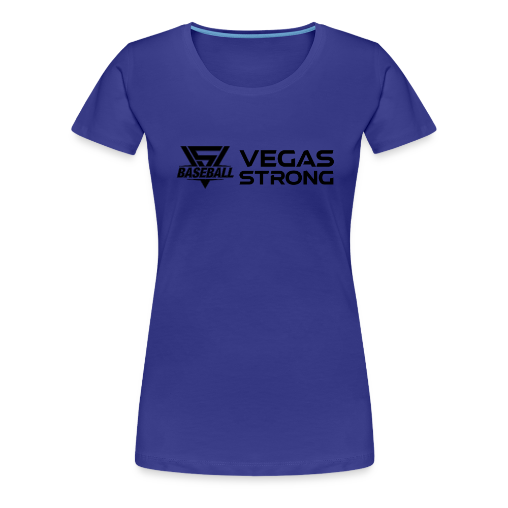 Women’s VS Black Premium Tee - royal blue