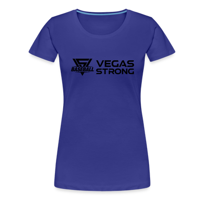 Women’s VS Black Premium Tee - royal blue