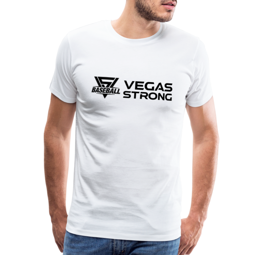 Men's VS Black Premium T-Shirt - white