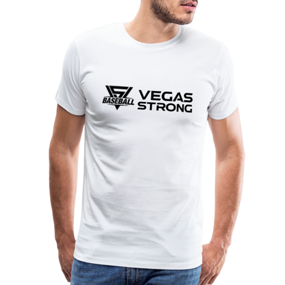 Men's VS Black Premium T-Shirt - white