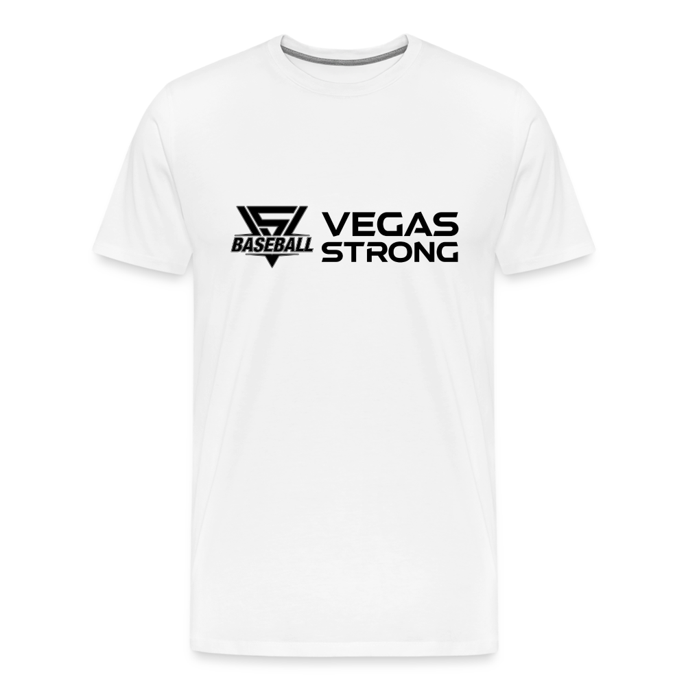 Men's VS Black Premium T-Shirt - white