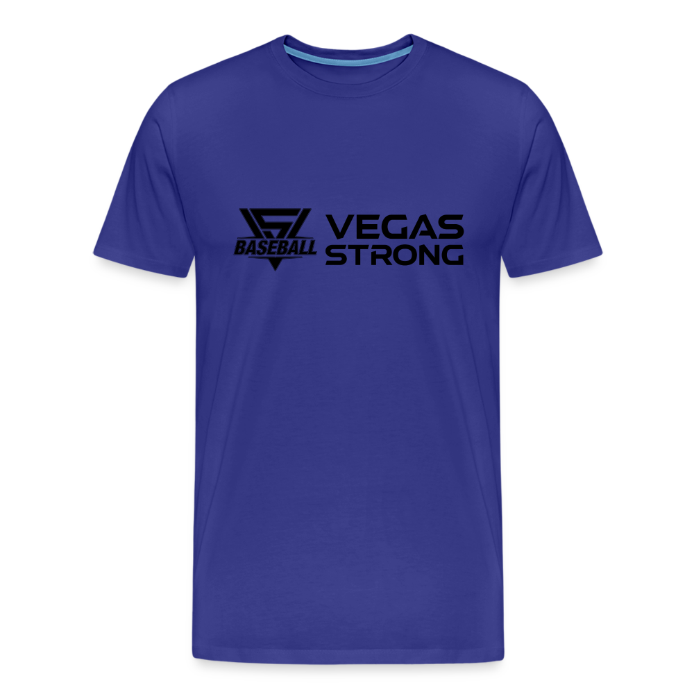 Men's VS Black Premium T-Shirt - royal blue