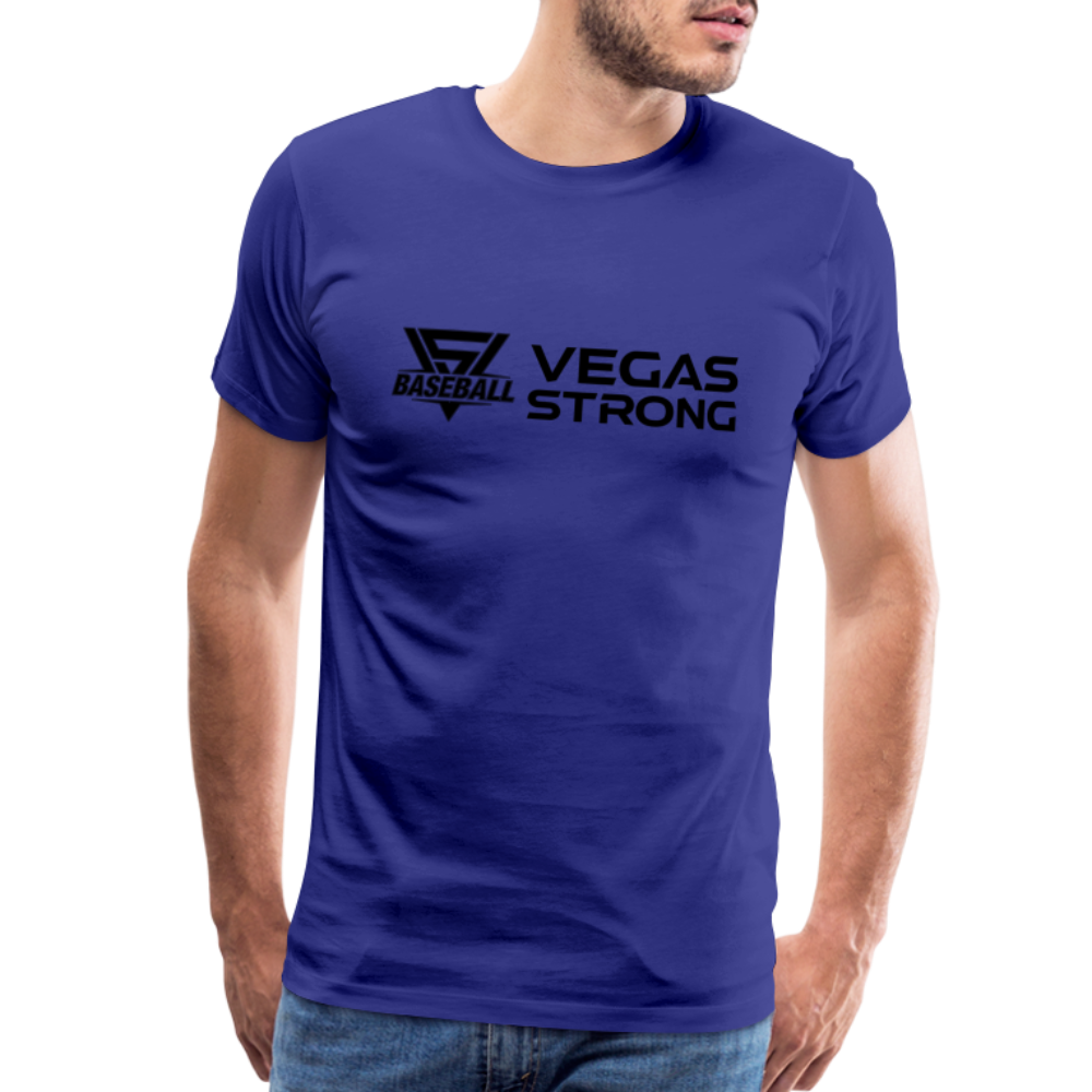 Men's VS Black Premium T-Shirt - royal blue