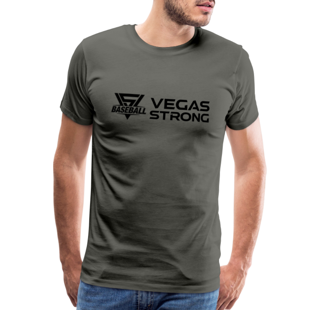 Men's VS Black Premium T-Shirt - asphalt gray