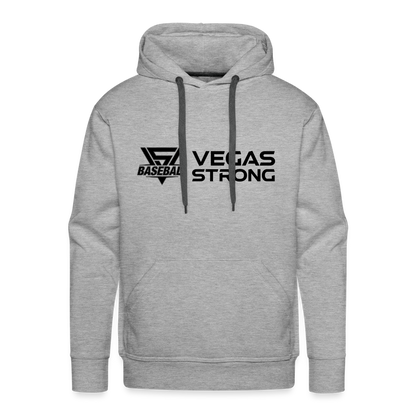 Men’s VS Black Premium Hoodie - heather grey