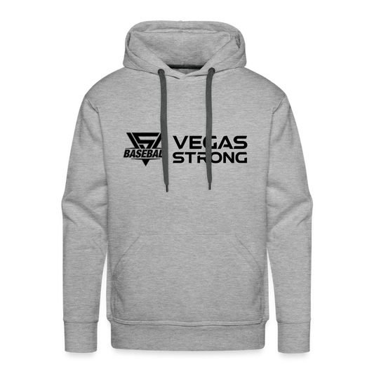 Men’s VS Black Premium Hoodie - heather grey