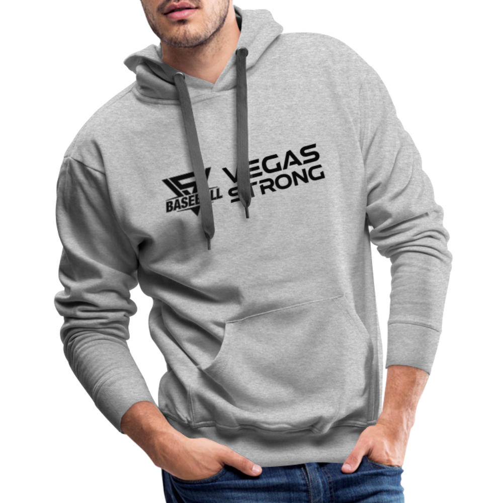 Men’s VS Black Premium Hoodie - heather grey