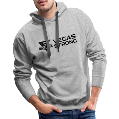 Men’s VS Black Premium Hoodie - heather grey