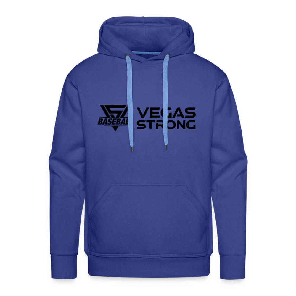 Men’s VS Black Premium Hoodie - royal blue