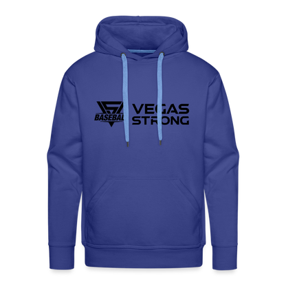 Men’s VS Black Premium Hoodie - royal blue