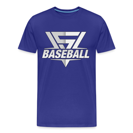 Men's Vegas Strong Grey Premium Tee - royal blue