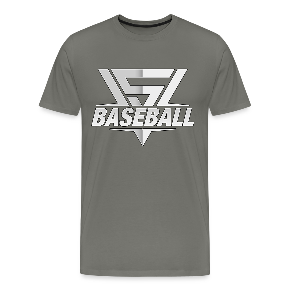 Men's Vegas Strong Grey Premium Tee - asphalt gray