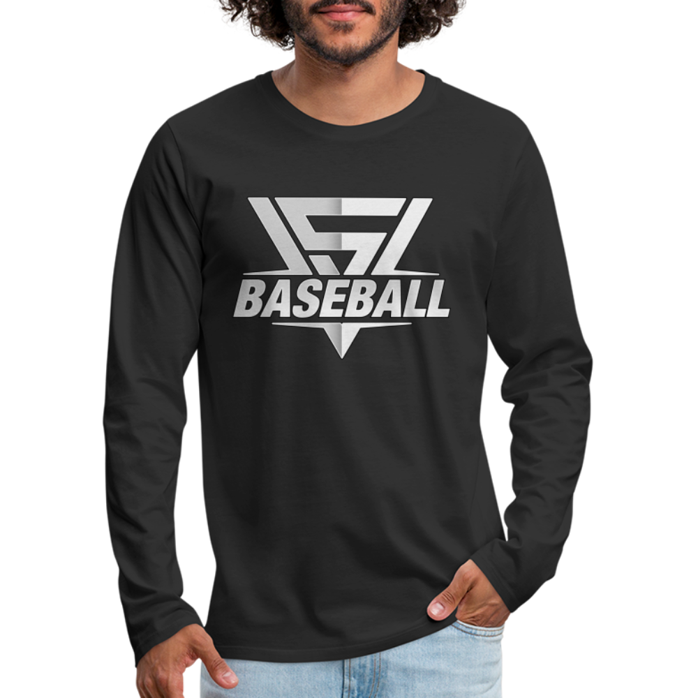 Men's Vegas Strong Grey Premium Long Sleeve - black