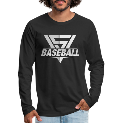 Men's Vegas Strong Grey Premium Long Sleeve - black