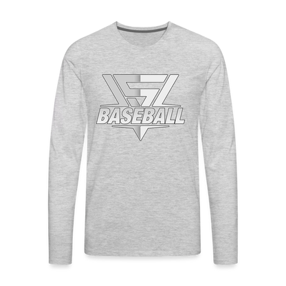 Men's Vegas Strong Grey Premium Long Sleeve - heather gray