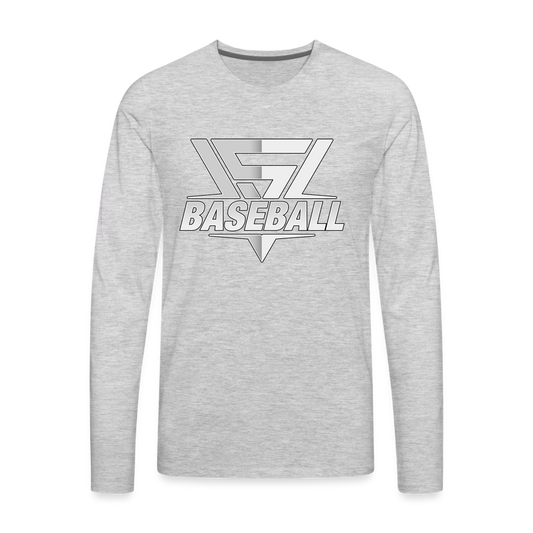 Men's Vegas Strong Grey Premium Long Sleeve - heather gray