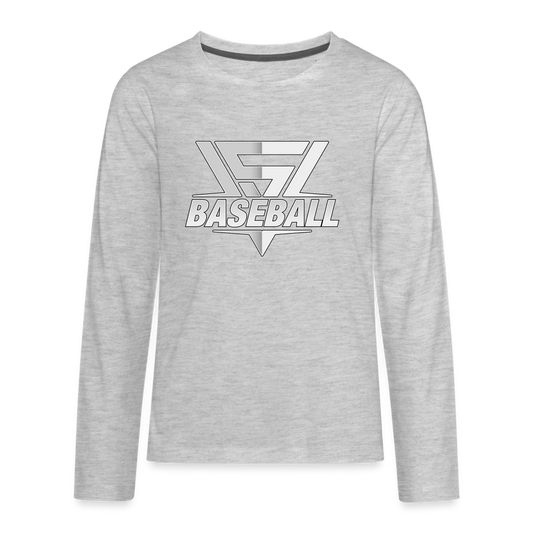 Youth Vegas Strong Grey Premium Long Sleeve - heather gray