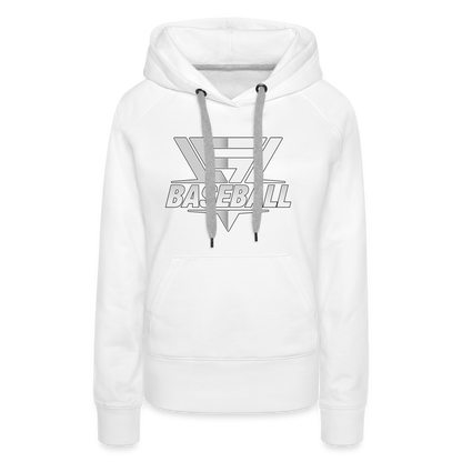 Women’s Vegas Strong Grey Premium Hoodie - white