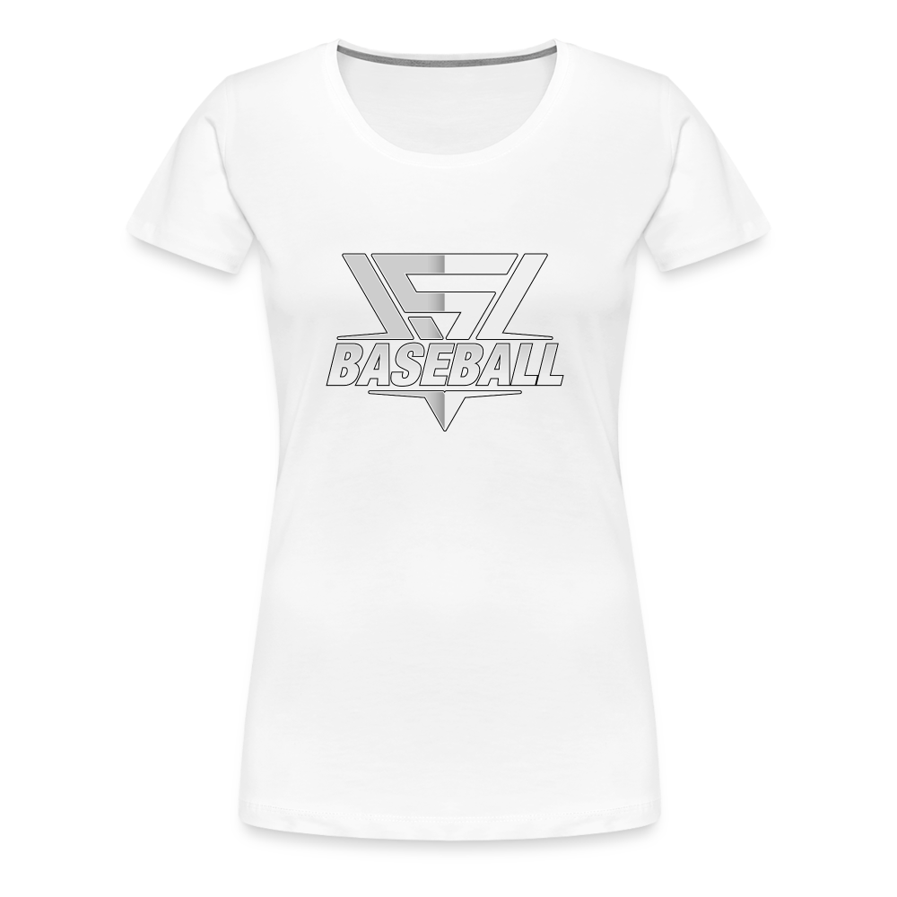 Women’s Vegas Strong Grey Premium Tee - white