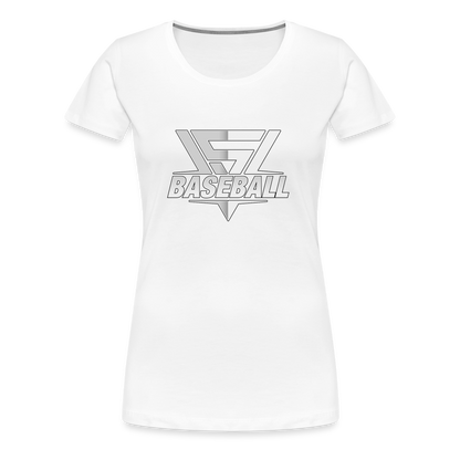 Women’s Vegas Strong Grey Premium Tee - white