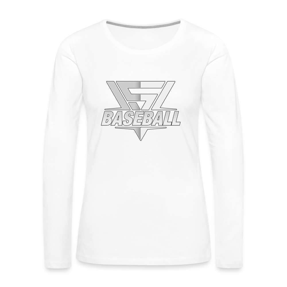 Women's Vegas Strong Grey Premium Long Sleeve - white