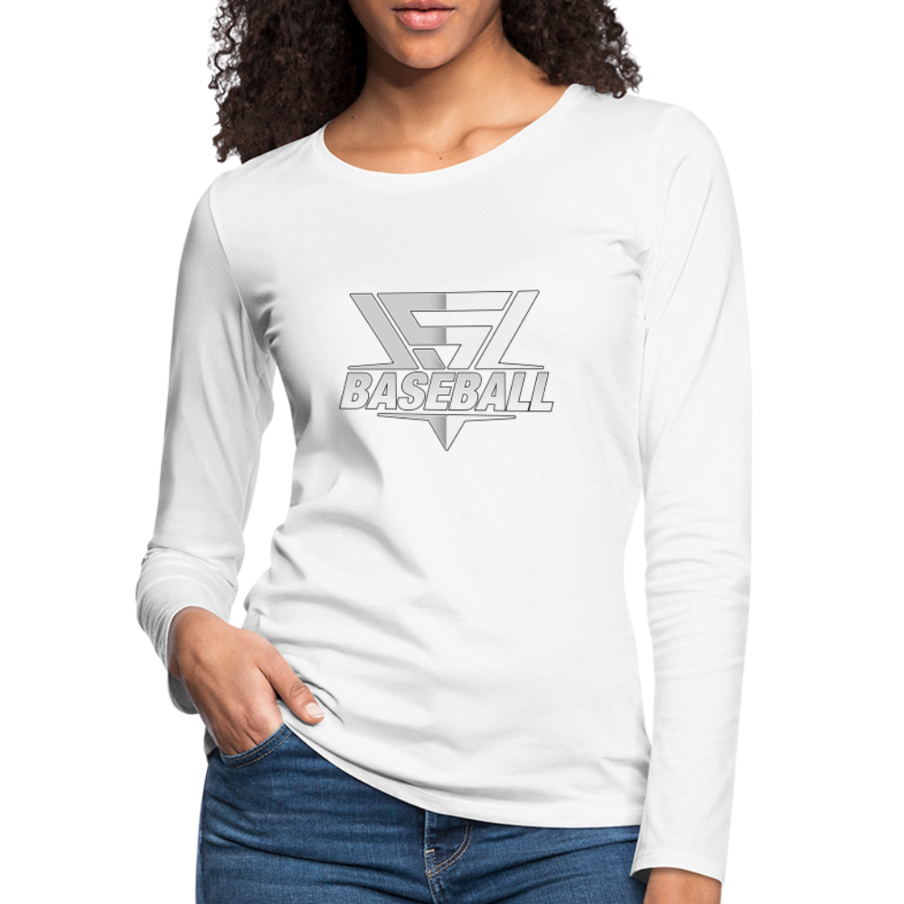 Women's Vegas Strong Grey Premium Long Sleeve - white