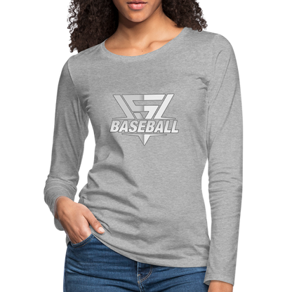 Women's Vegas Strong Grey Premium Long Sleeve - heather gray