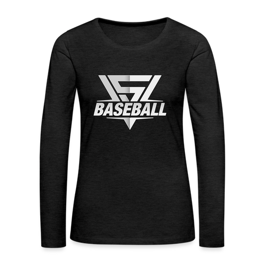 Women's Vegas Strong Grey Premium Long Sleeve - charcoal grey