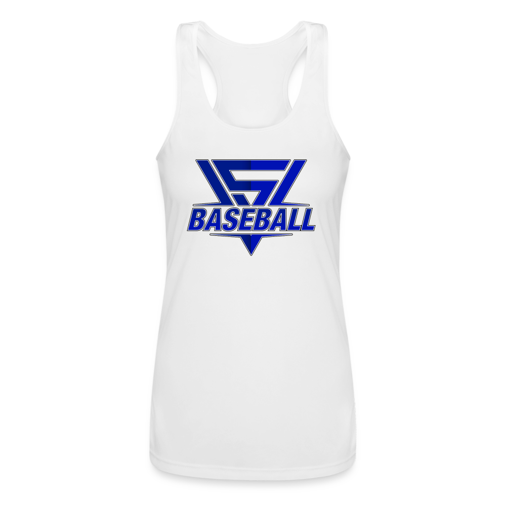 Women’s Vegas Strong Baseball Racerback - white