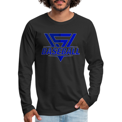 Men's Vegas Strong Baseball Long Sleeve - black