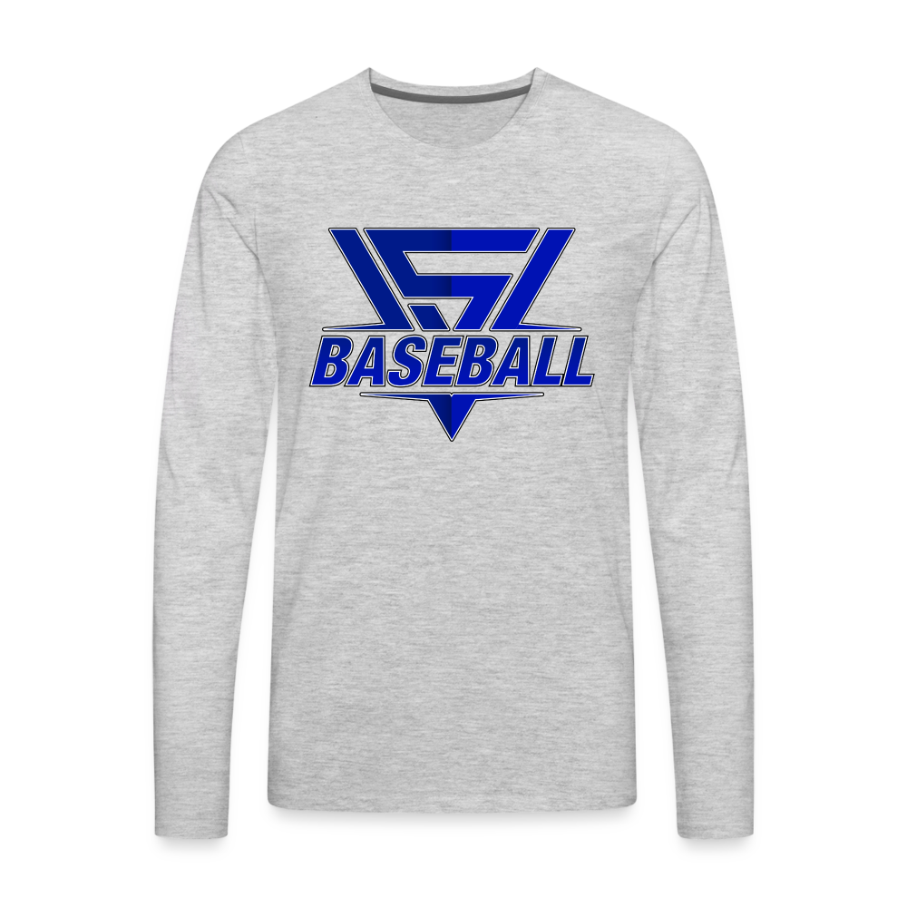 Men's Vegas Strong Baseball Long Sleeve - heather gray