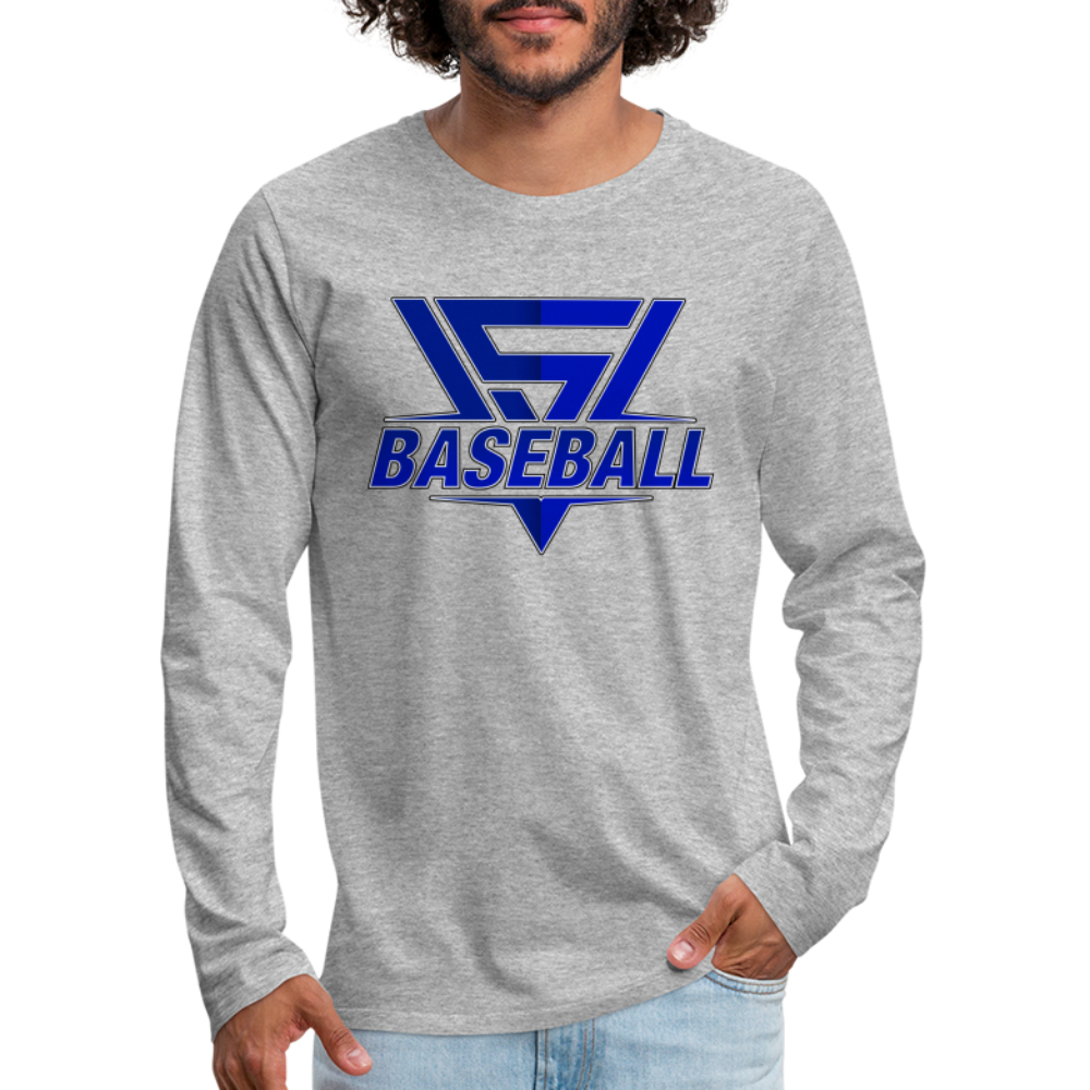 Men's Vegas Strong Baseball Long Sleeve - heather gray