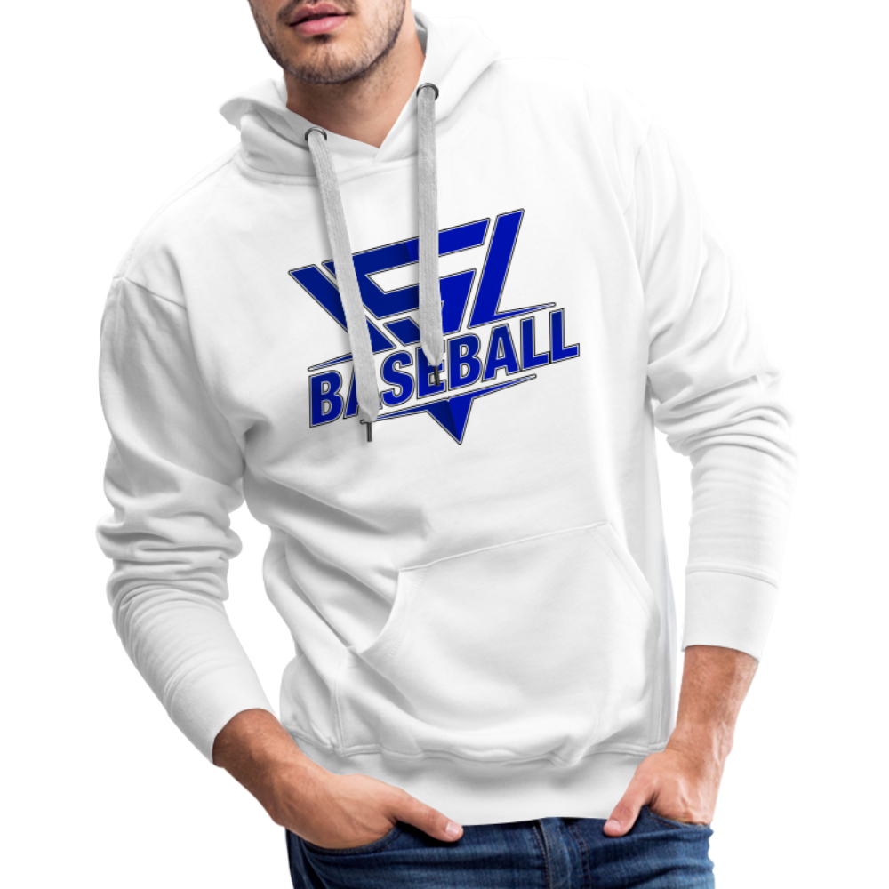 Men’s Vegas Strong Baseball Premium Hoodie - white