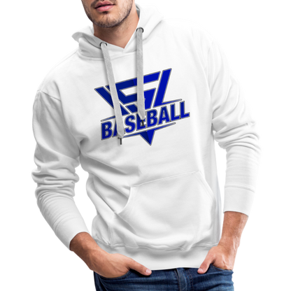 Men’s Vegas Strong Baseball Premium Hoodie - white