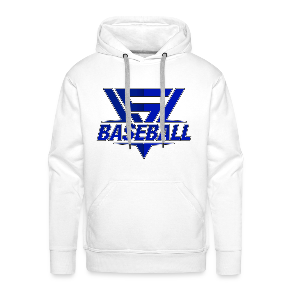 Men’s Vegas Strong Baseball Premium Hoodie - white